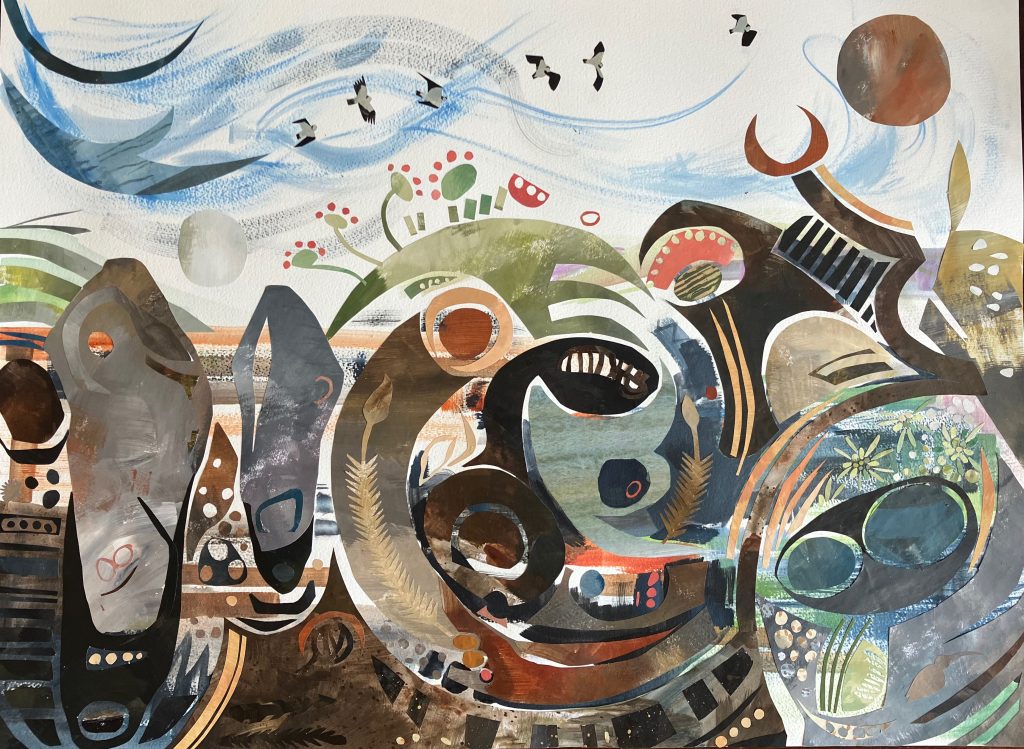 Image of 'Dynamic Earth' a visual work by Rose Ferraby